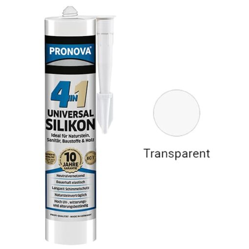 4in1 Universal Silikon Pronova – (300ml) Kartusche Dichtmasse