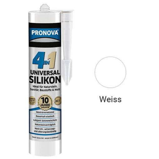 4in1 Universal Silikon Pronova – (300ml) Kartusche Dichtmasse