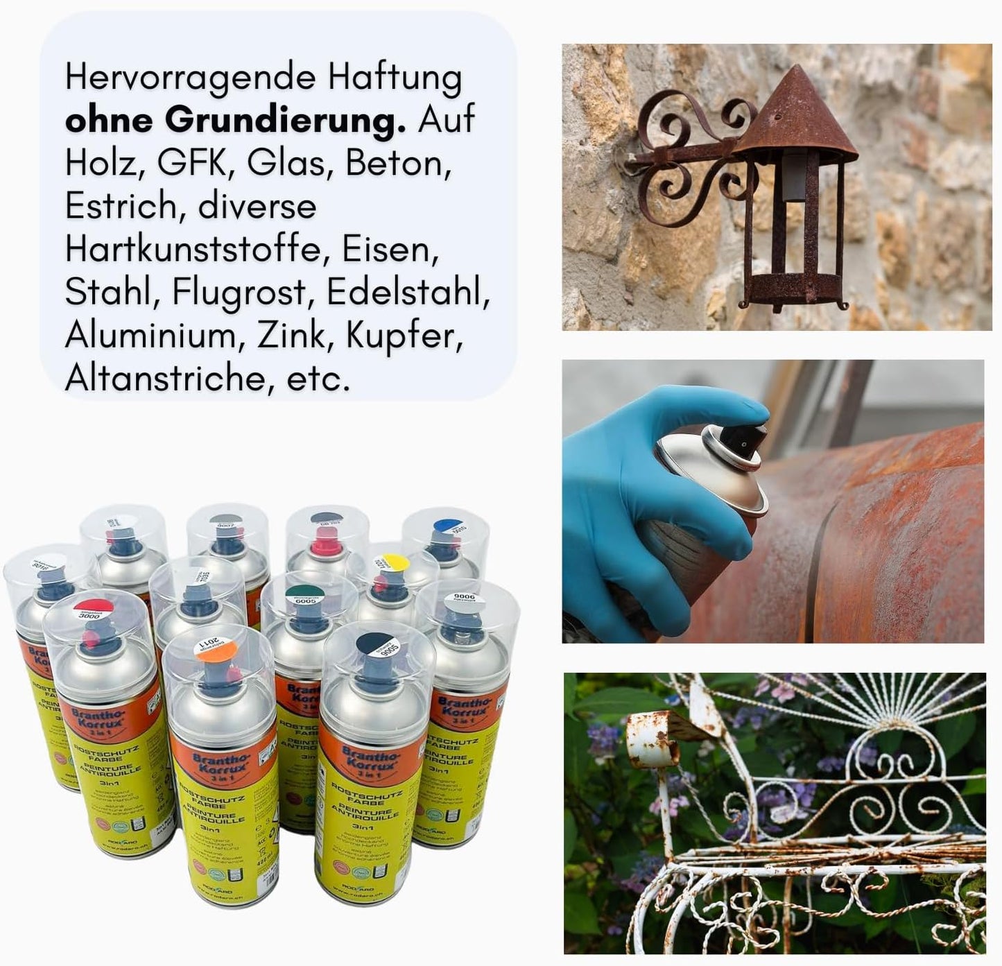 Brantho Korrux Komfortdose Rostschutzlack - (400ml) Spraydose