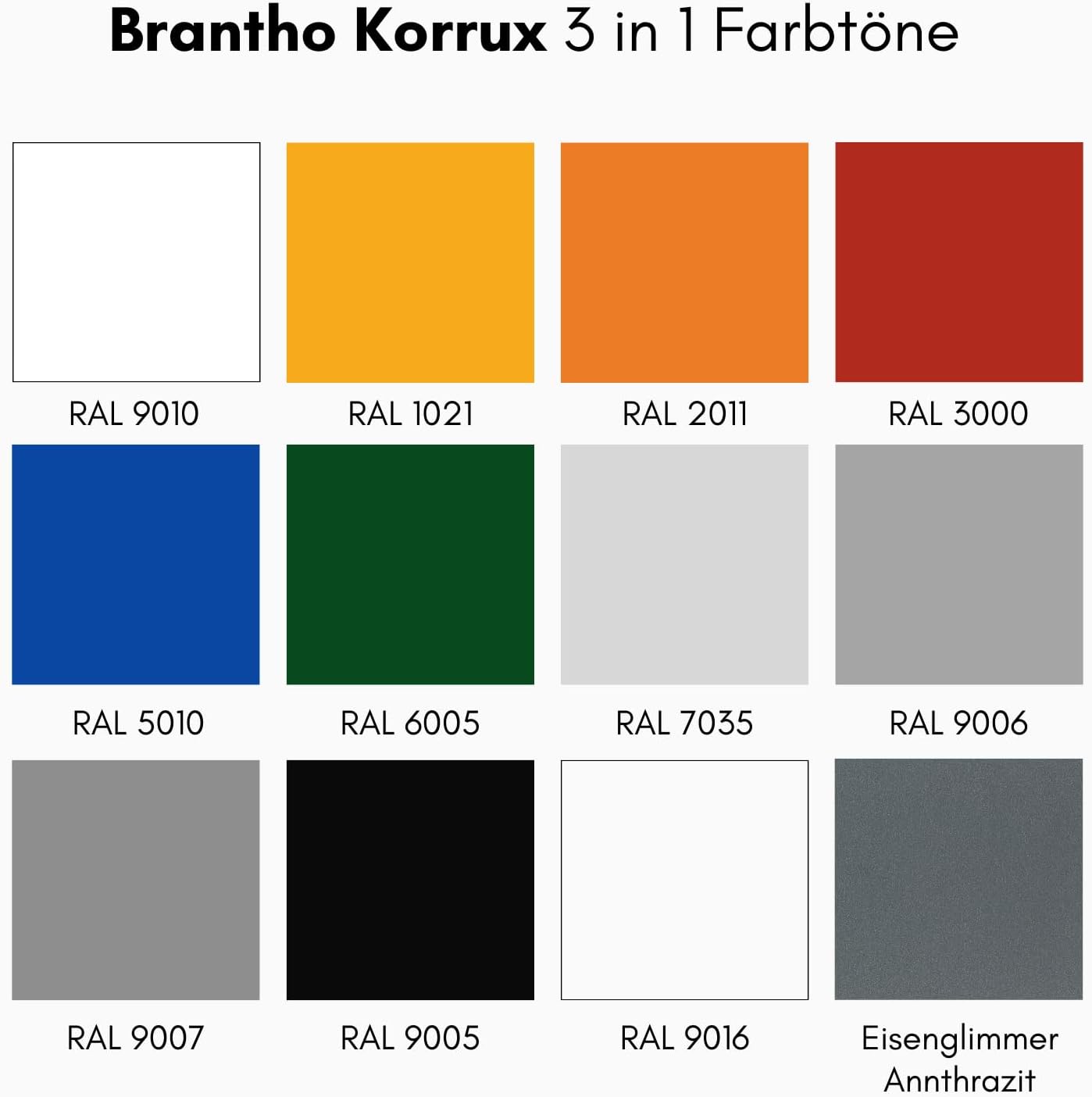 Brantho Korrux Komfortdose Rostschutzlack - (400ml) Spraydose