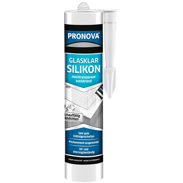Glasklar Silikon Pronova – (300ml) Kartusche Dichtmasse hochtransparent