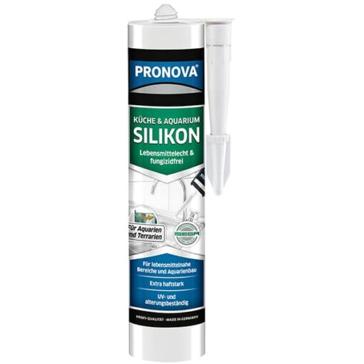 Küche und Aquarium Silikon Pronova – (300ml) Kartusche Dichtmasse