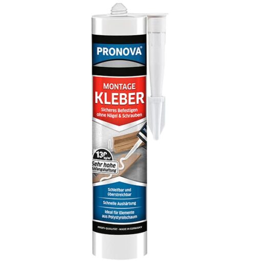 Montage Kleber Pronova – (450g) Kartusche Kleber – weiss