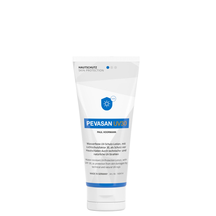 Pevasan UV30 Sonnencreme, Handwerker & Bauarbeiter Hautschutz (Lichtschutzfaktor 30) - 100ml