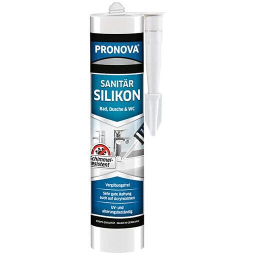 Sanitär Silikon Pronova – (300ml) Kartusche Dichtmasse