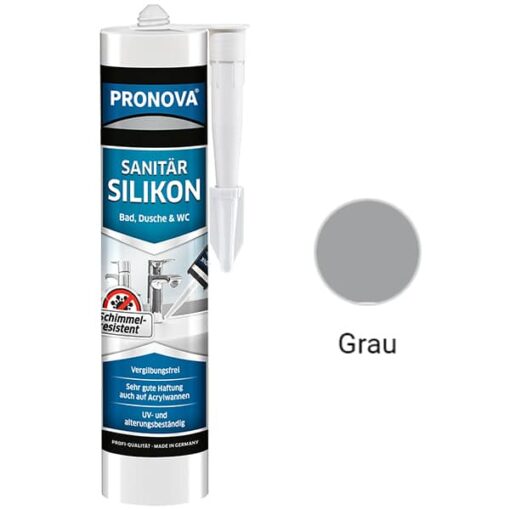 Sanitär Silikon Pronova – (300ml) Kartusche Dichtmasse