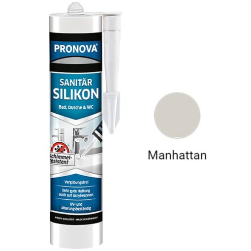 Sanitär Silikon Pronova – (300ml) Kartusche Dichtmasse