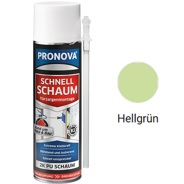 Schnell Schaum 2K PU Pronova – Hellgrün (400ml)