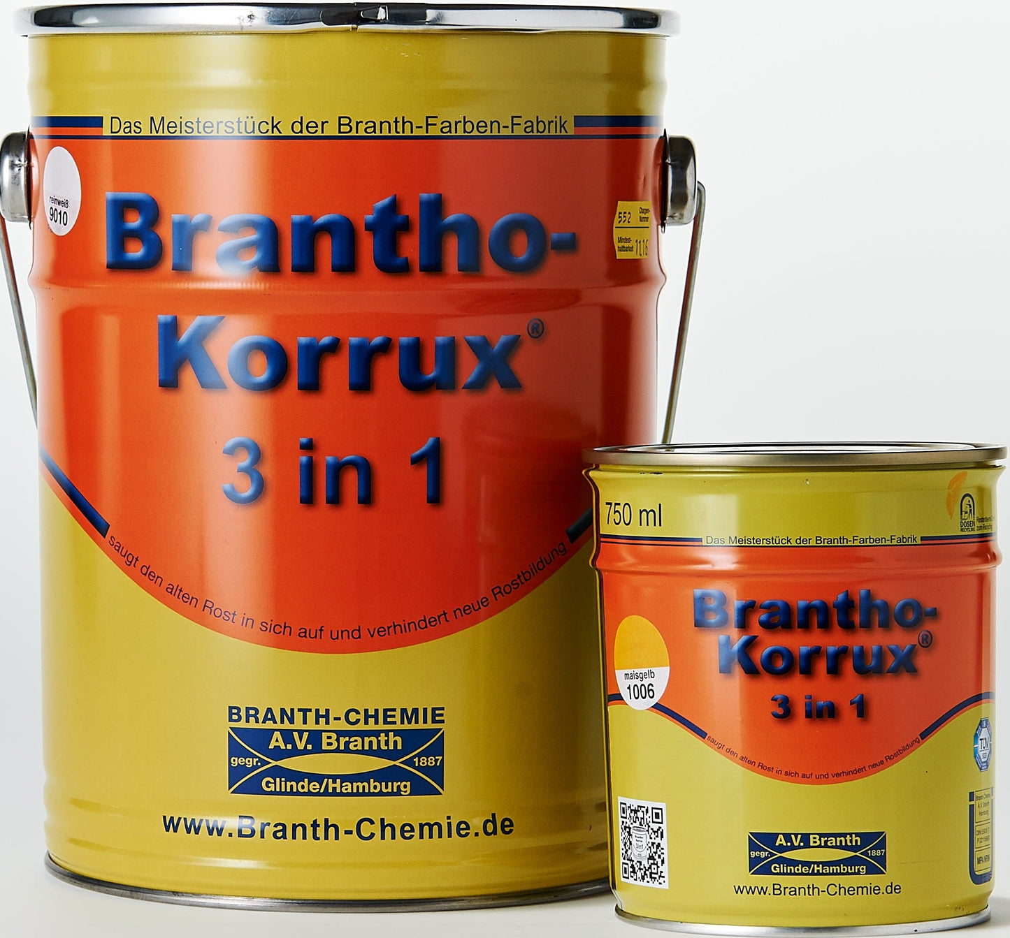 Brantho Korrux 3in1 Rostschutzfarbe Spezialfarben - Heinrich Schweizer AG